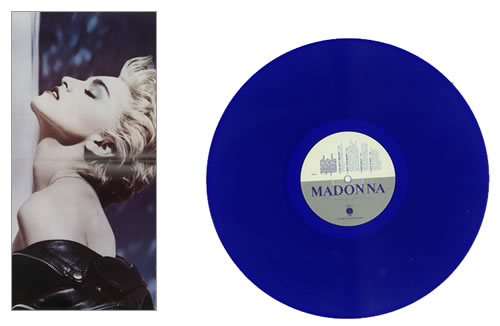 マドンナ　TRUE BLUE 　AU 盤 限定 ブルーカラーレコード LP Madonna True Blue - Blue Vinyl + Poster Australian vinyl LP